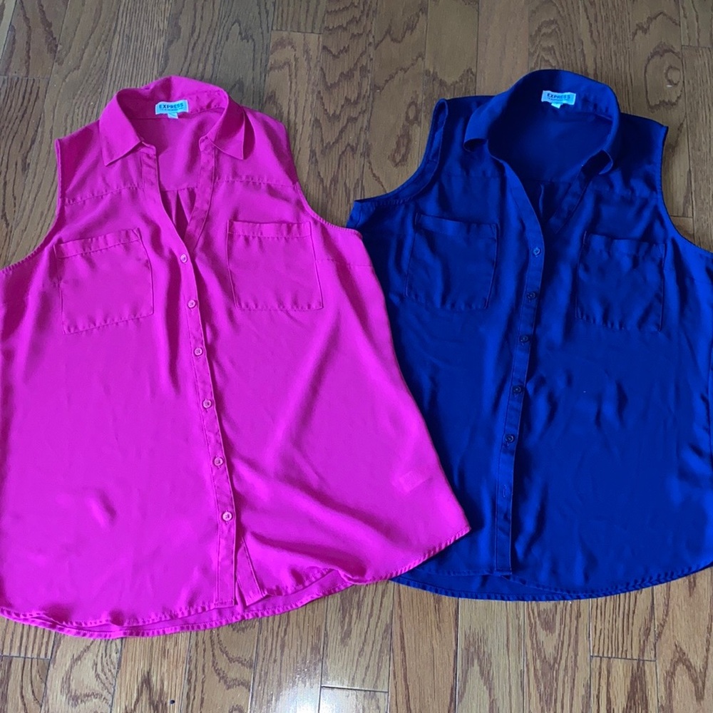 Express sleeveless portofino shirts